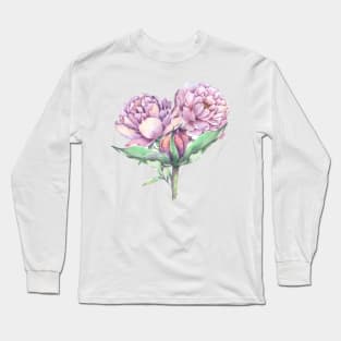 Pretty in Peonies Long Sleeve T-Shirt